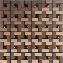 Fashion metal 300*300mm aluminum mosaic